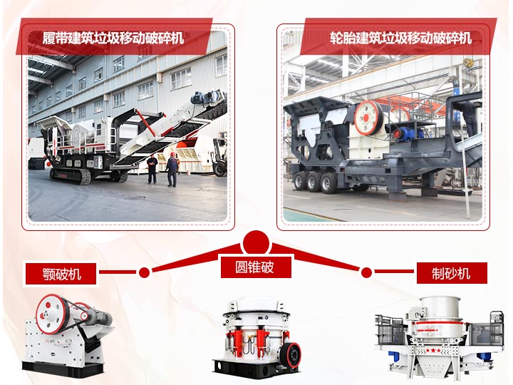 建筑垃圾粉碎機(jī)可配置多種機(jī)型